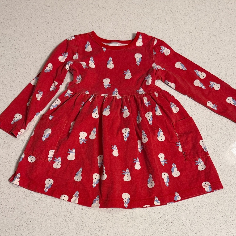 Hanna Andersson Snowman Dress
